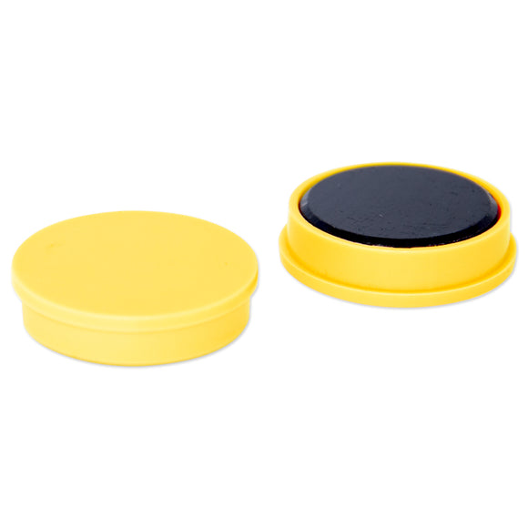 Magnart Button Magnet - Yellow
