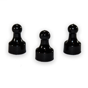 Black pin magnets