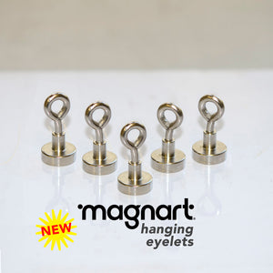 Magnart 25mm Eyelet Magnets | 12 Pack